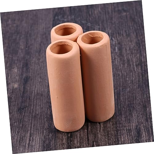 Happyyami 2pcs Moss Tube Cultivating Container Mineral Tube for Aquarium Fish Tank Ceramic