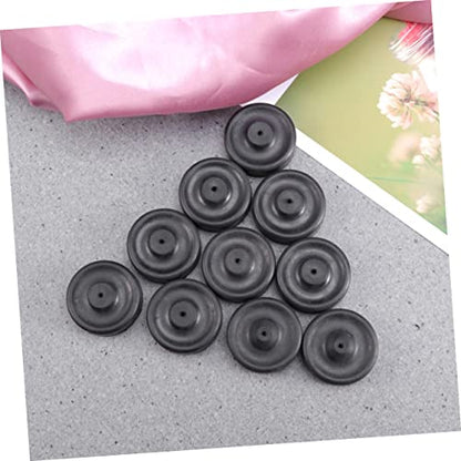 Beaupretty Aquarium Oxygen Pump Diaphragm Replacement Parts 5 Pack Silicone Membrane for Small Aquarium Air Pump - color: Black, size: 5pcs