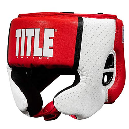 Title Boxing Aerovent USA Boxing Competition Headgear - Boxing, MMA, Sparring Headgear - Adults, Unisex - color: Red, size: Small