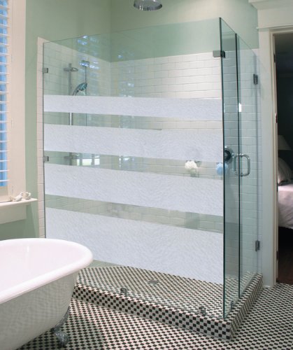 d-c-fix 346-0012 Self-Adhesive Privacy Glass Window Film, Snow, 17" x 78" Roll