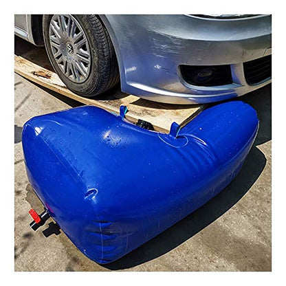 Flexible Water Tank with Tap, Space-saving Water Storage Container, Portable Collapsible Bucket, 0.9mm Thick Pvc Leakproof for Outdoor Camping, Fishing, Gardening, Car Washing(2100L/1.8x1.3x0.9m) - size: 2100L/1.8x1.3x0.9m