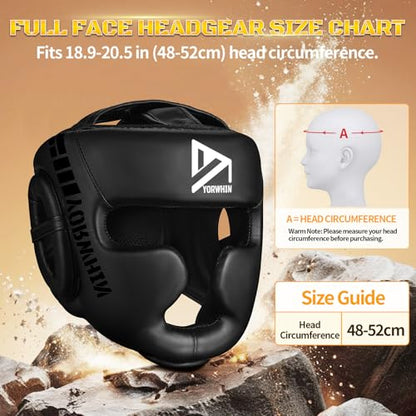 Boxing Headgear for Kids Youth, Boxing Head Sparring Gear MMA Headgear - size: Small