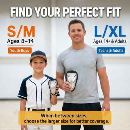 Youth Baseball Cup Boys & Men Athletic Cup Ages 8-14 & Adults - size: Large