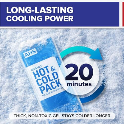 American Hospital Supply |Reusable Hot and Cold Pack 5'' x 11'' | 2 Pack - size: 2 Pack