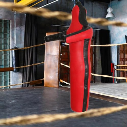 Wrestling Dummy for Judo and Kickboxing Practice, Red 130cm