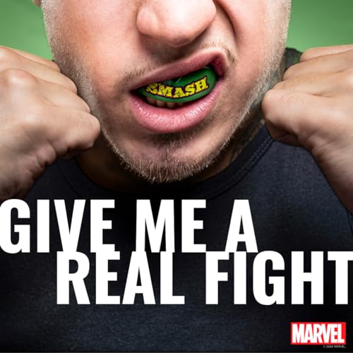 Marvel The Hulk Sports Mouth Guard, Adult Dual Layer Mouthguard with Case - color: The Hulk, size: Adult (12+ Years)