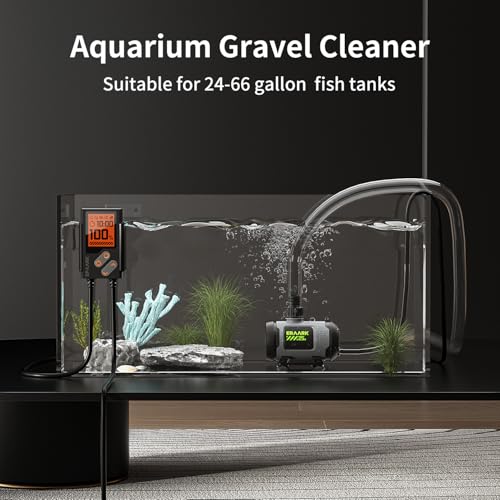 650GPH Submersible Water Pump 25W Ultra Quiet Small Fountain Pump with control box can control the water flow and adjust the flow rate for Aquariums, Fish Tank, Pond, Hydroponics (Black)