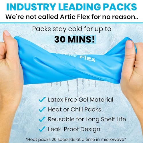 Vive Elbow Ice Pack Wrap - Ultra Cold Gel Ice Pack for Injuries Reusable | Elbow Support Compression for Cold/Hot Therapy - Adjustable for Men/Women, Sports Recovery, Arthritis, Tendonitis Pain Relief - style: Ice Pack