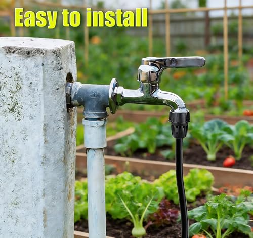 1/2 Inch Drip Irrigation Tubing Faucet Adapter 3 Pack, 3/4" to 1/2" Irrigation Hose Adapter, 3/4 Inch Faucet Connector Garden Hose Adapter - size: 3/4" to 1/2" Hose Adapter (3 Pack)