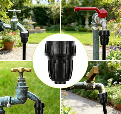 1/2 Inch Drip Irrigation Tubing Faucet Adapter 3 Pack, 3/4" to 1/2" Irrigation Hose Adapter, 3/4 Inch Faucet Connector Garden Hose Adapter - size: 3/4" to 1/2" Hose Adapter (3 Pack)