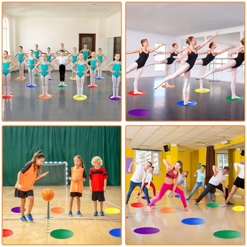 12 Pcs 9 Inch Agility Cones, Multiple Color