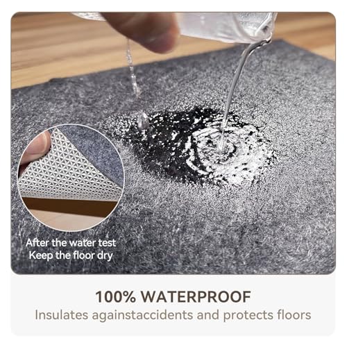 Non Slip Underlay for Interlocking Gym Mats, Foam Floor Mat Grip Pad - size: 71"×94"