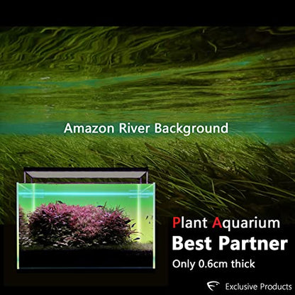 Aquarium Backlight Screen-Fish Tank Background Light,for Rimless Aquarium,Ultra-Thin 6mm Gradient Colors Panel.RGB Series - size: 23.6W×15.7H in(60x40cm)RGB
