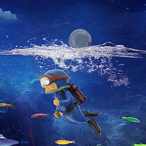 Floating Fish Tanks Decoration Diver Aquariums Landscaping Decorations Floating Ornament Cartoon Landscape