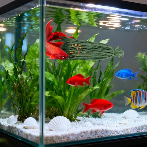 10pcs Fish Breeding Spawning Mops Aquarium Floating Fish and Shrimp Egg Laying Mop, Safe Habitat for Fry Hiding Protection