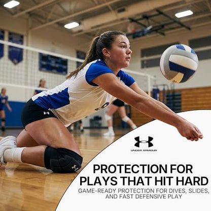 Under Armour Volleyball Knee Pads, Set of 2 - color: Black, size: Adult Large