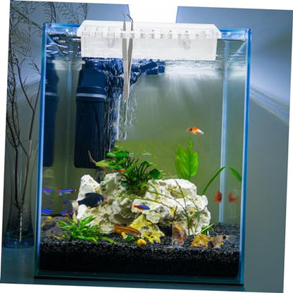 GANAZONO Aquarium Tool Holder -Mounted Organizer for Scissors Tweezers and Maintenance Tools Space-Saving Storage for Fish Tank Care