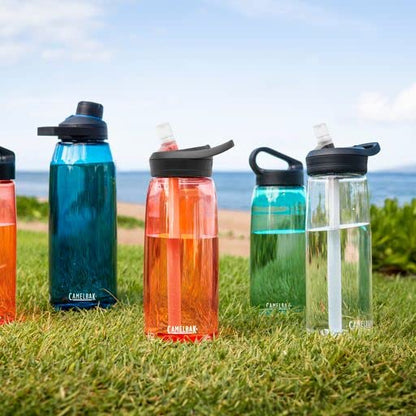 CamelBak eddy+ Water Bottle with Tritan Renew – Straw Top 25oz, Cardinal - color: Cardinal, size: 25 Ounces