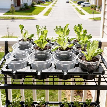 4 Inch Seed Starting Trays with Humidity Domes for Plants, 4 Pack 12-Cell Seedling Starter Trays, Plant Starter Germination Trays for Pots Seedlings for Indoor,4" Opening Compatible Pots - size: 4 Inch, style: 4 Pack Seed Starter Tray+Humidity Dome