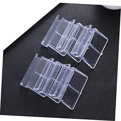 10Pcs Transparent Plastic Fish Tank Cover Support Bracket for Aquariums Practical and Frame for Home Aquarium Setup