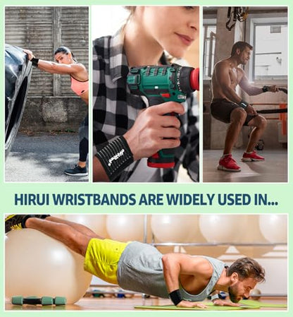 2-Pack High-Elastic Wrist Support Straps Wrist Compression Bandage - Wrist Wraps Wristbands for Carpal Tunnel Arthritis Tendonitis Weightlifting Tennis Basketball - Breathable Soft (Black) - color: Black