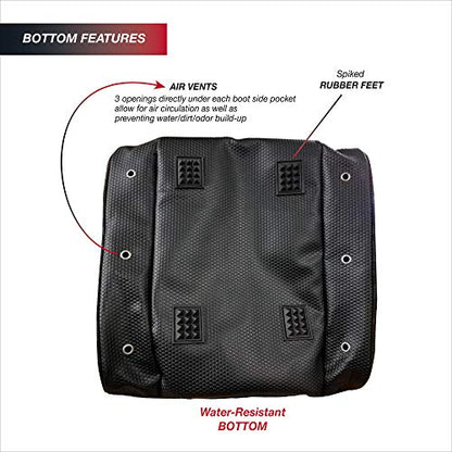 Athalon Everything Boot Bag/Backpack - color: Navyzip/Black