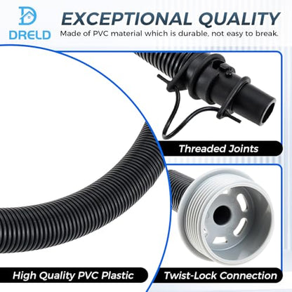 DRELD P6931 Lay Z Spa Hot Tub Air Inflate Inflation Hose Pipe Tube, Replacement for Coleman, Intex & Best-Way Portable Spa Pump, Saluspa Pure-spa, Massage Bath Tub