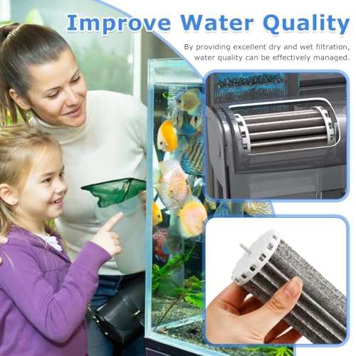 2PCS Aquarium Filter Parts for Hang-On Fish Tank with Marineland Penguin PRBW2350B 200 350,Assembly Replacement Parts for PRBW2350B Power Filters & Bio-Wheel Power Filters