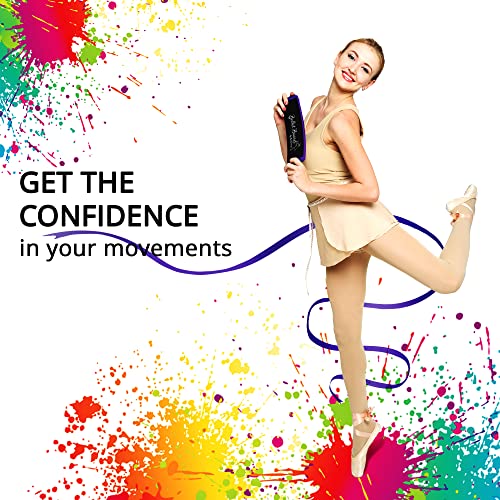 Ballet Turning Spin Board for Dance and Figure Skating. Portable Training Equipment for Dance. Make Your Turns, Pirouette and Balance Better. - color: Purple with carry bag