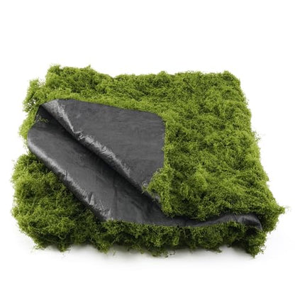 Fake Moss Mat, Artificial Moss Table Runner for Wedding Decor Table Centerpieces Fairy Garden Crafts Indoor Green Faux Grass Wall Decor (Green: 39 x 39Inch / 100 x 100cm)