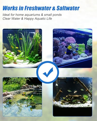 38 Pack Aquarium Filter Media Kit Fit for Fluval 306 307 Canister Filters, Includes Water Polishing Pad, Bio Foam Pad, Foam Blocks, Ceramic Rings, Activated Carbon, Filter Mesh Bag