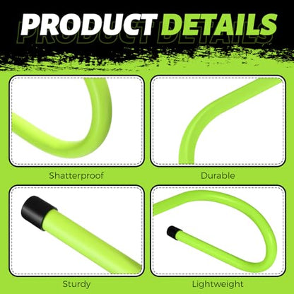 Wettarn 30 Pcs 6" Speed Agility Training Hurdles - color: Green