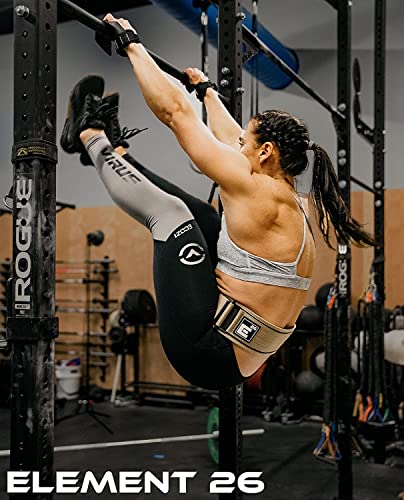 Element 26 IsoComp Hand Grips for CrossFitting and Gymnastics | Gloves for WODs, Gymnastics, Cross Training, Pull ups, Muscle ups, and Bar work, Kevlar Tactical Grips for Men and Women - size: Medium, style: IsoGrip With Loops