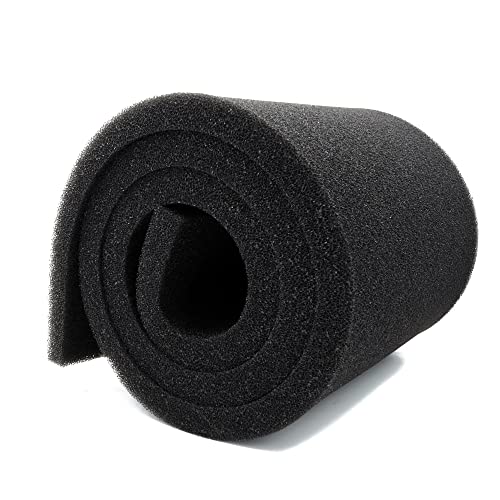 Aquarium Filter Media Foam Material Cut to Fit, 72" x 12" x 1" Bio Pre Filter Sponge Pad Sheet for Fish Tank (12" x 72" x1"-40ppi) - size: 12" x 72" x1"-40ppi