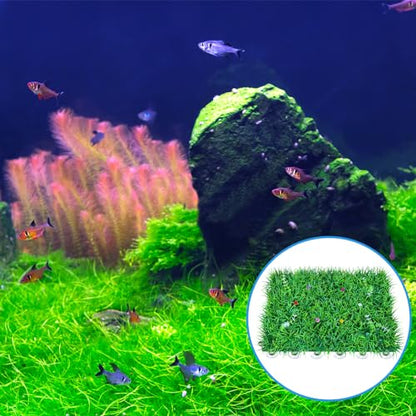AQUANEAT 20 Pack Suction Cups with 40 Zip Ties for Aquarium Fish Tank Decoration Moss Shrimp Nest