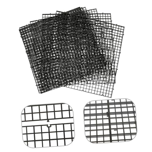Mikikit 1Set Fish Tank Divider with Suction Cups Isolation Panels for Aquariums Fish Separation for Breeding and Maintenance