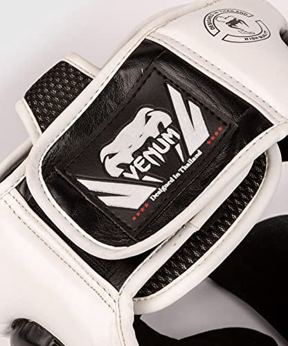 Venum Challenger Kids Headgear - color: Black/White, size: Large-Extra Large