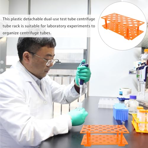 Zerodeko Microcentrifuge Tube Holder Rack Plastic Storage Organizer for Tubes Lab Use Compatible