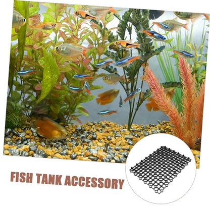 Aquarium Separator Gravel Plate DIY Tank Dividers Plastic Black Easy to Assemble - color: Black