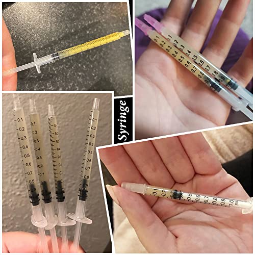 1ml Syringes with Cap, Luer Slip Tip, Whole Pack Bulk Sterile Sealed, No Needle