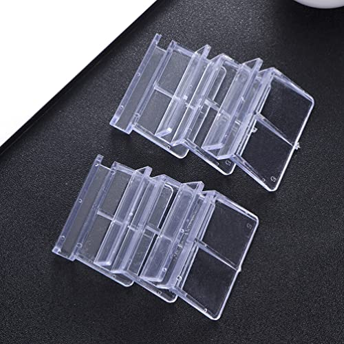 balacoo 10pcs Acrylic Fish Tank Cover Support Bracket Aquarium Holder Frame for Tanks for Fish Pets