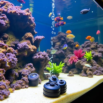 6Pcs Black Aquarium Diaphragm Air Pump Accessories EPDM Rubber Oxygen Pump Replacement Parts for Aquariumss Fishing Oxygen Pump Aquarium Diaphragm Silicone Cup Parts Reolacements Air Pump Accessories