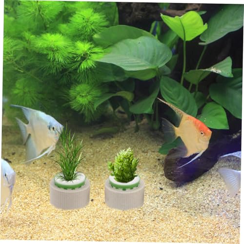 POPETPOP 9pcs Floating Fixed Rings for Aquarium Plants Durable Decorations for Fish Tank Enhanced Filtration and Growth Support