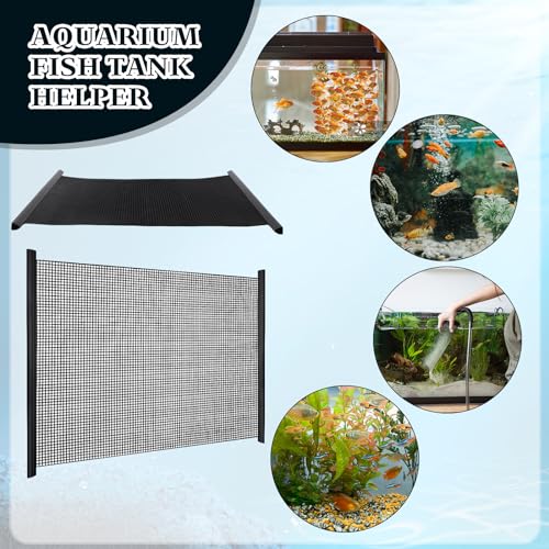 8Pcs Plastic Mesh Canvas Sheets Embroidery Aquarium Fish Tank Divider Plastic Grid Isolation Board Partition Net Pane Separator Filter Bottom Tray,20 Pcs Binding Bars Sliding Bars ,Crochet Projects