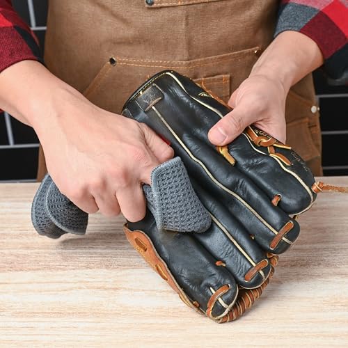 Rhino Wax Baseball Glove Cleaner for Dirt, Grime Removal & Easy Daily Care
