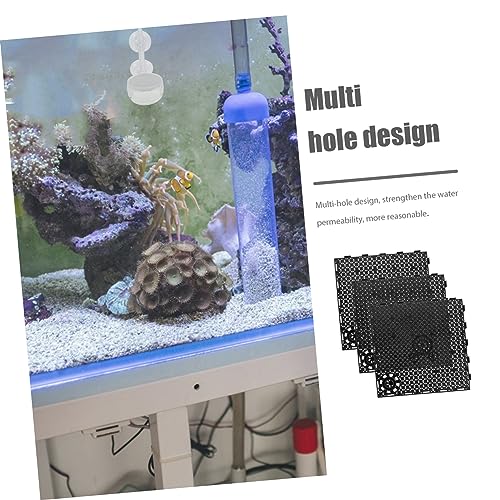 Kisangel 12Pcs Aquarium Divider Board Durable Fish Tank Bottom Trays for Freshwater Filtering Expandable Isolation Plates for Aquatic Supplies and Fish Care