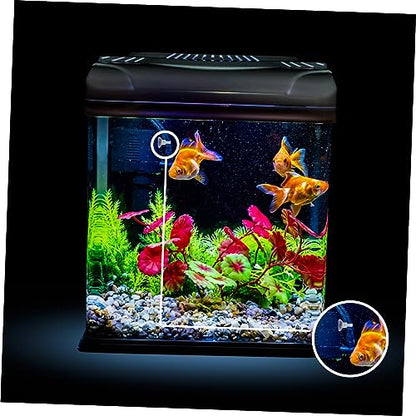 ULTECHNOVO 20pcs Oxygen Hose Cups for Fish Tank Transparent Aquarium Fixing Clips Efficient Water Hose Holder Compact Design Oxygen Supply
