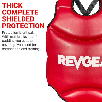 Revgear Muay Thai Reversible Chest Protector, MMA, Kickboxing, Karate - size: Small