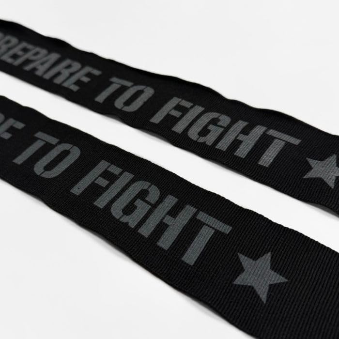 Geezers Prepare to Fight Hand Wraps - color: Black, size: 5m