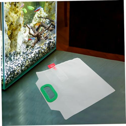 Holibanna 4Pcs Fish Survival Bag with Oxygenation System Transparent Design for Easy Monitoring Portable Handheld Bag for Safe Fish Fry Transport and Shipping
